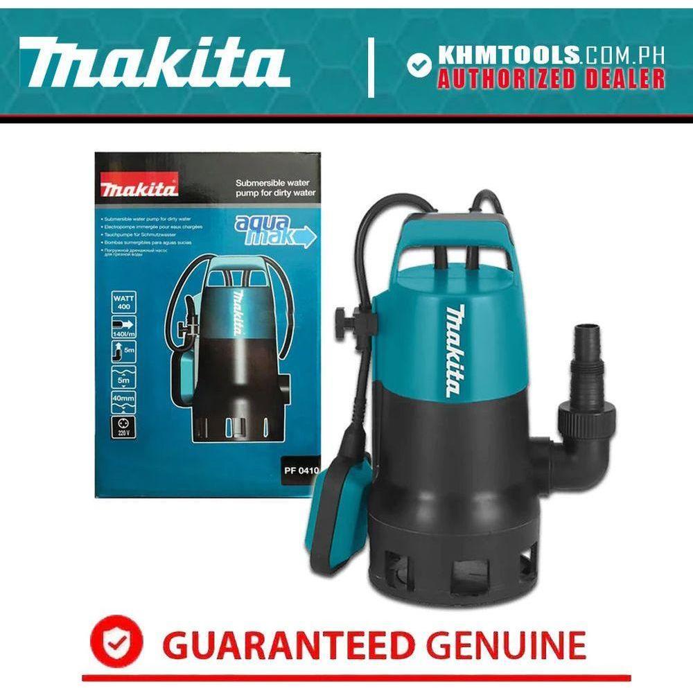 Makita PF0410 Submersible Pump (Dirty Water) 400W (1/2HP) | Makita by KHM Megatools Corp. Makita PF0410 Submersible Pump (Dirty Water) 400W (1/2HP) | Makita by KHM Megatools Corp.